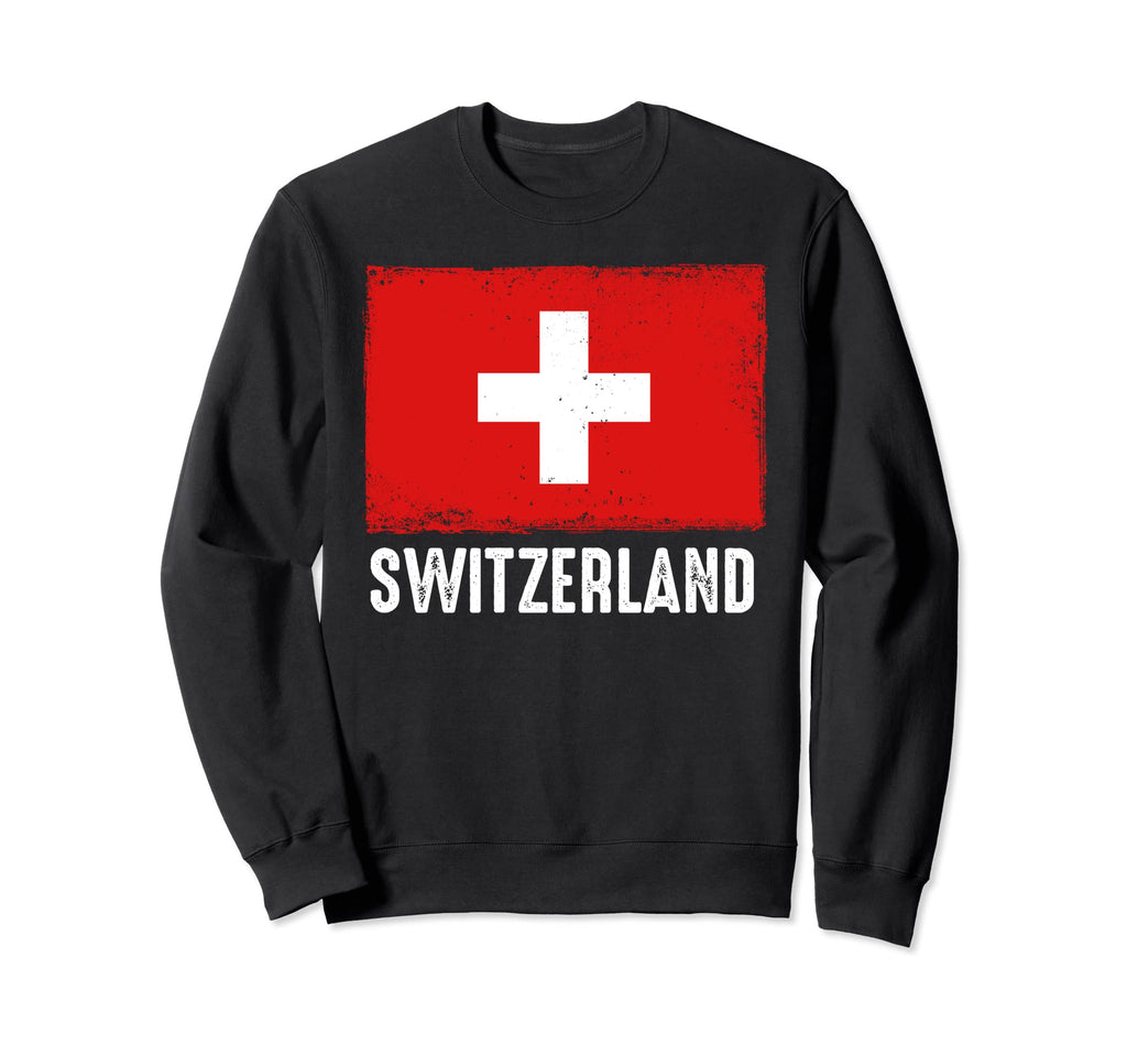 Switzerland Football Soccer Team Sweatshirt - Custom Art Print for Adults