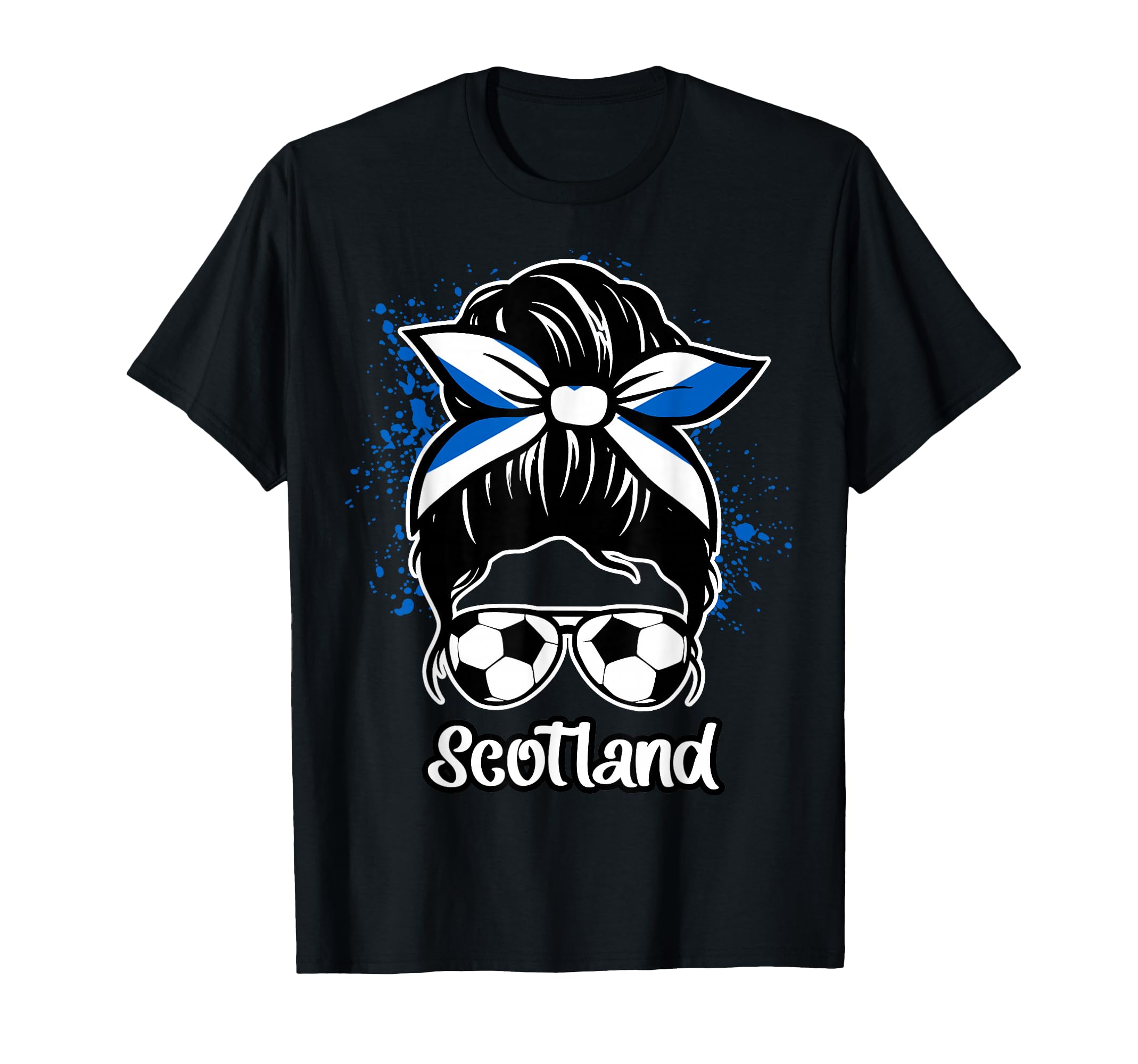 Scotland Football Game Player Soccer T-Shirt - Custom Art Print for Adults