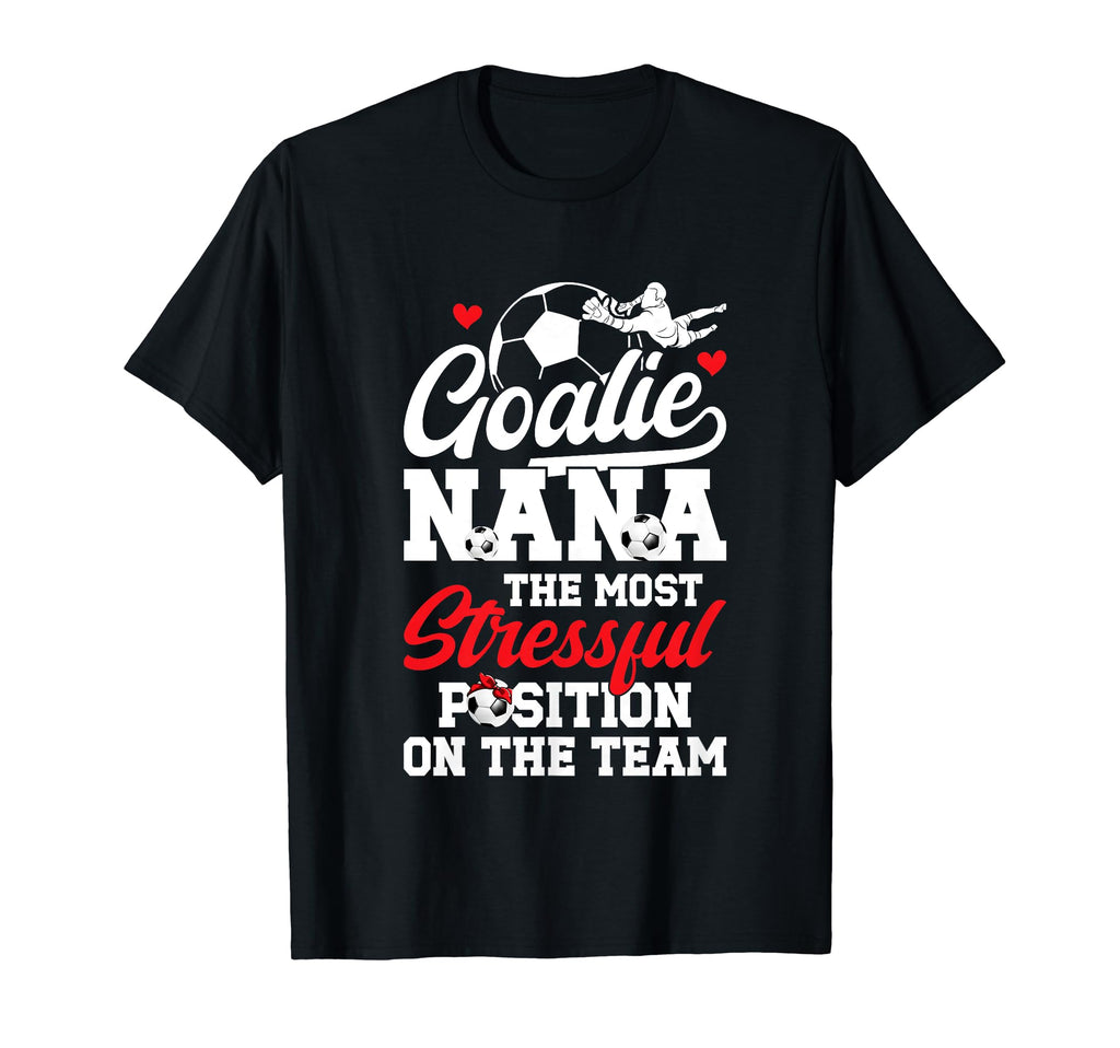 Soccer Goalie Nana Funny Nana Soccer T-Shirt - Graphic Print Men Women