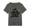 Proud Soccer Dad Whistle Sports Fan T-Shirt - Graphic Print Unisex