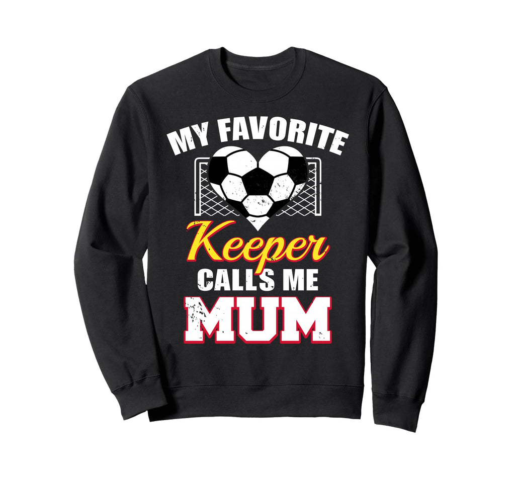 My Favorite Keeper Calls Me Mum Sweatshirt - Graphic Print for Adults