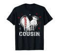 Ball Cousin Baseball Soccer Heart Nana T-Shirt - Unique Graphic for Adults