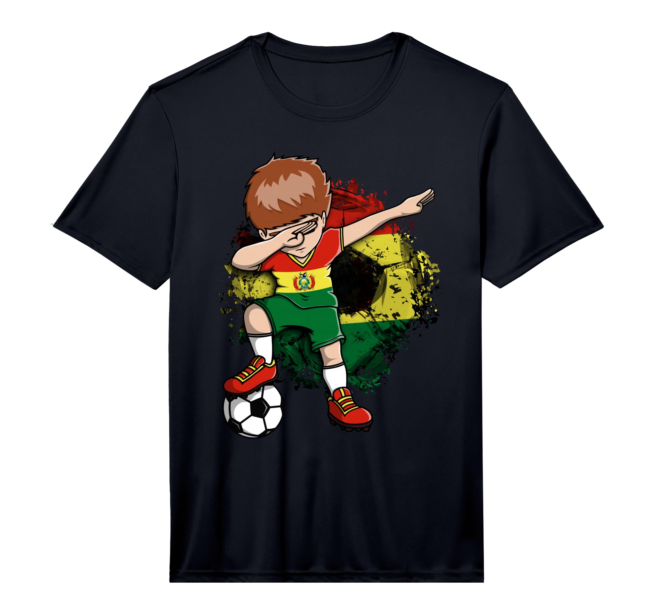 Dabbing Soccer Bolivia Jersey Bolivian T-Shirt - Unique Graphic Unisex