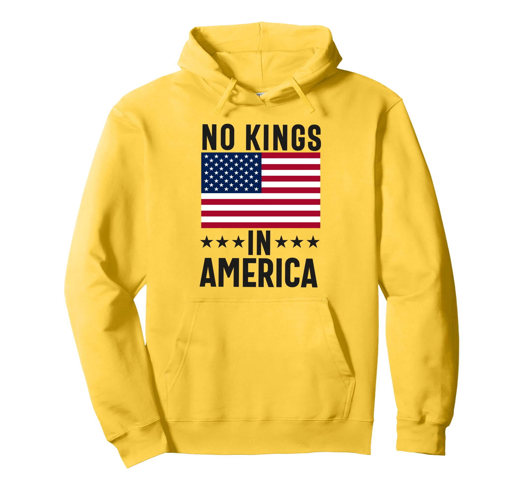 No Kings America Flag Protest Save Hoodie - Aesthetic Graphic Unisex