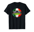 Italian Flag Soccer Stadium Inside T-Shirt - Fun Novelty Design for Adults
