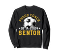 Class 2024 Coach Soccer Senior 2024 Sweatshirt - Unique Graphic for Adults