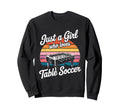 Just Who Loves Table Soccer Sweatshirt - Unique Graphic for Adults