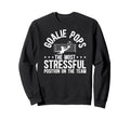 Soccer Goalie Pops Definition Sweatshirt - Minimalist Print for Adults