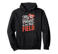 My Heart Is That Field Soccer Hoodie - Aesthetic Graphic Unisex