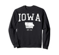 Iowa Ia Old Sports Gift Sweatshirt - Trendy Graphic for Adults