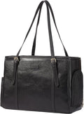Fashion Dog Purse Pet Carrier Leather Bag for Small Dogs Cats Puppy, Portable Tote Bag Airline Approved Soft-Sided Carriers (Black)