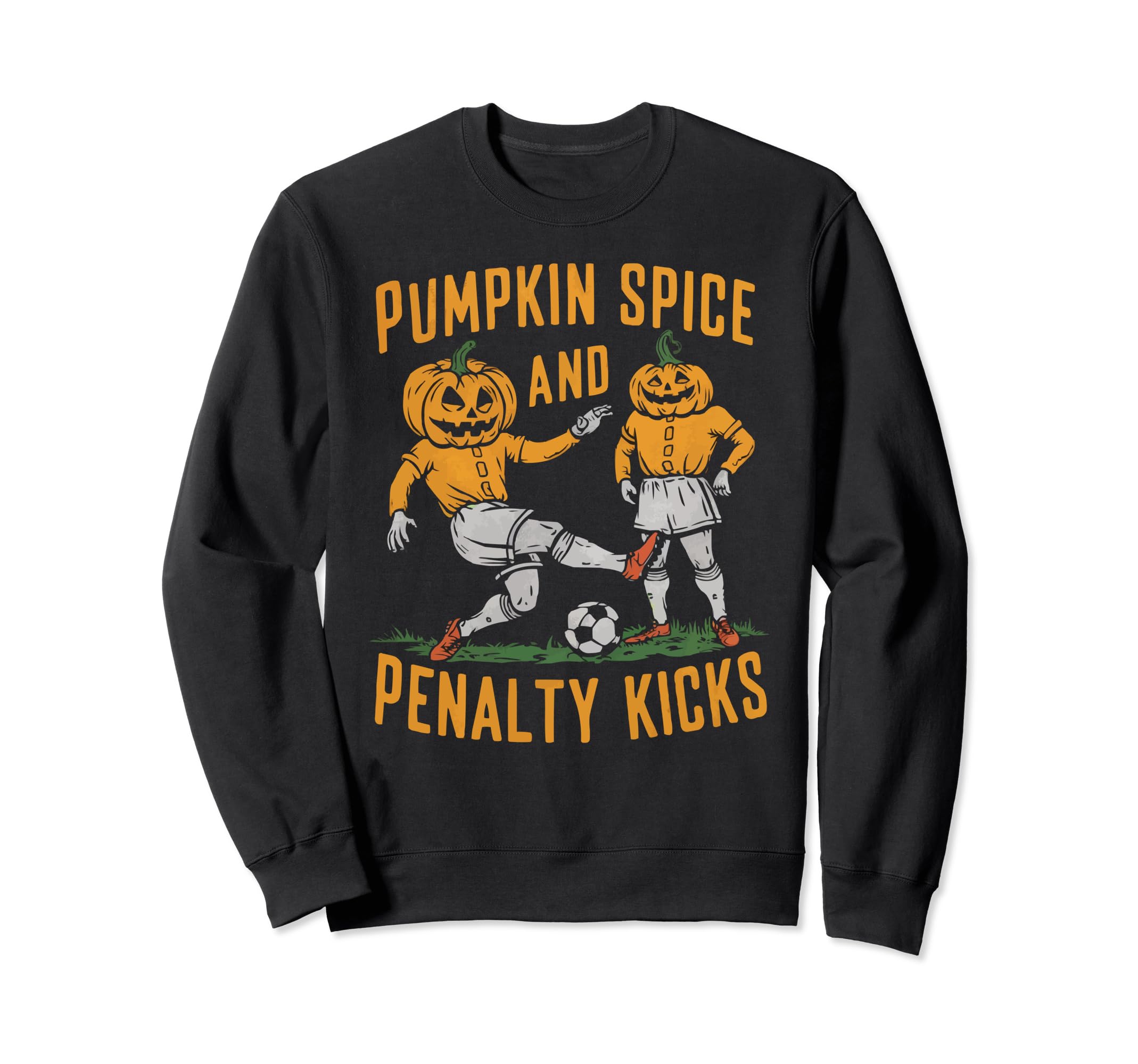 Soccer Halloween Spooky Sweatshirt - Aesthetic Graphic for Adults