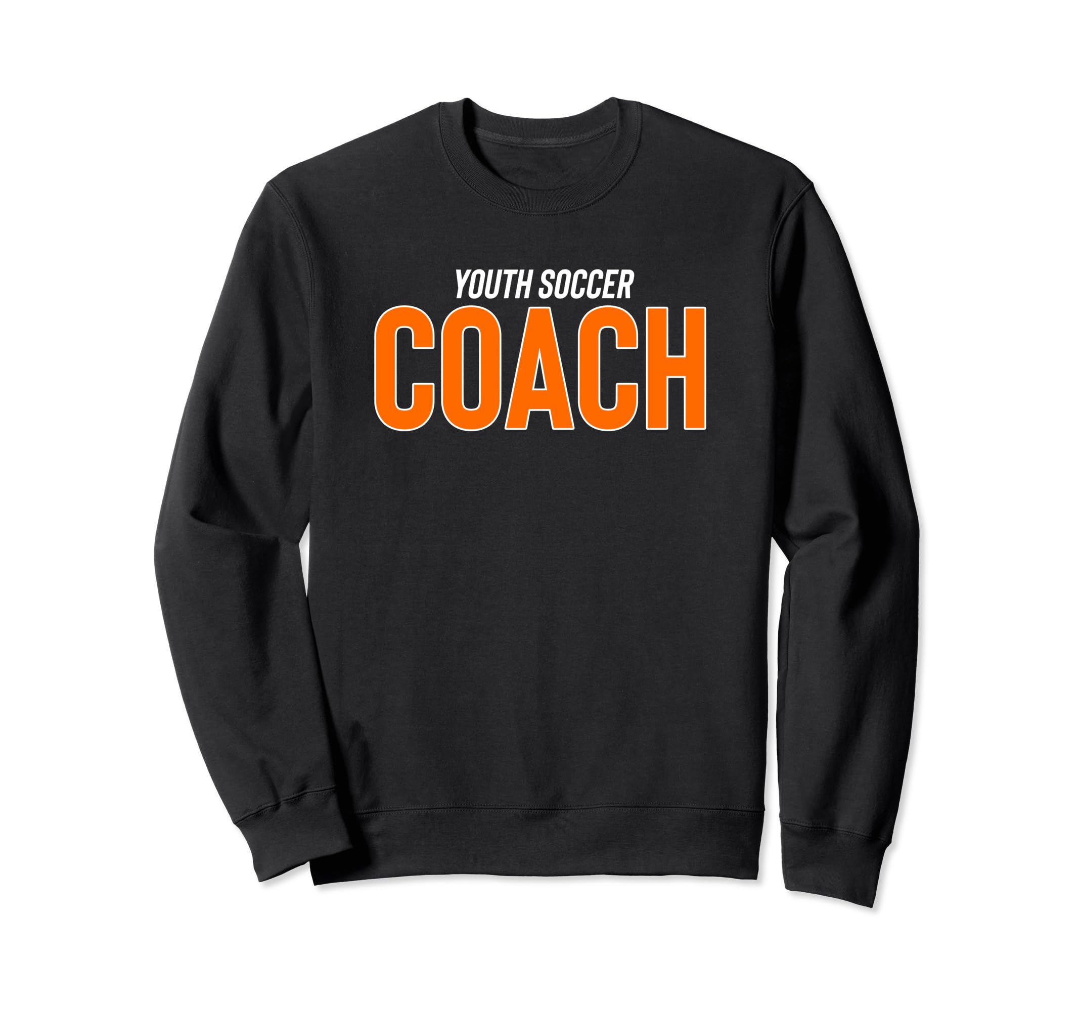 Recreation League Soccer Team Coach Sweatshirt - Graphic Print for Adults