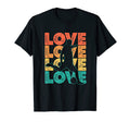 Footballer Love Word Theme Soccer T-Shirt - Fun Novelty Design Unisex