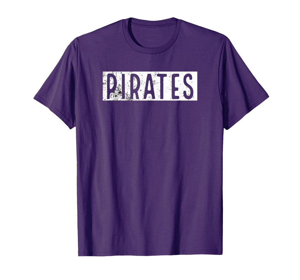 Pirates School Spirit Mascot T-Shirt - Fun Novelty Design for Adults
