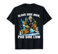 Ice Hockey Goalie Goaltender Keeper T-Shirt - Streetwear Style Men Women
