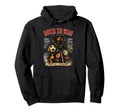 Dachshund Motorbike Love Footbal Hoodie - Streetwear Style for Adults
