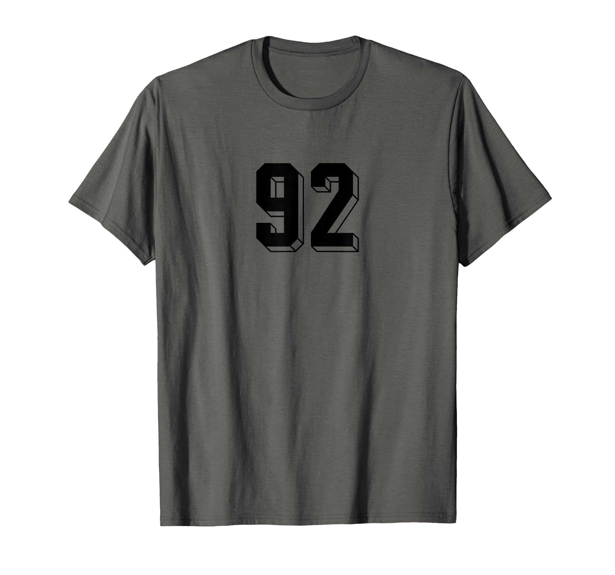 Number 92 80S 90S Soccer Team Jersey T-Shirt - Streetwear Style Men Women