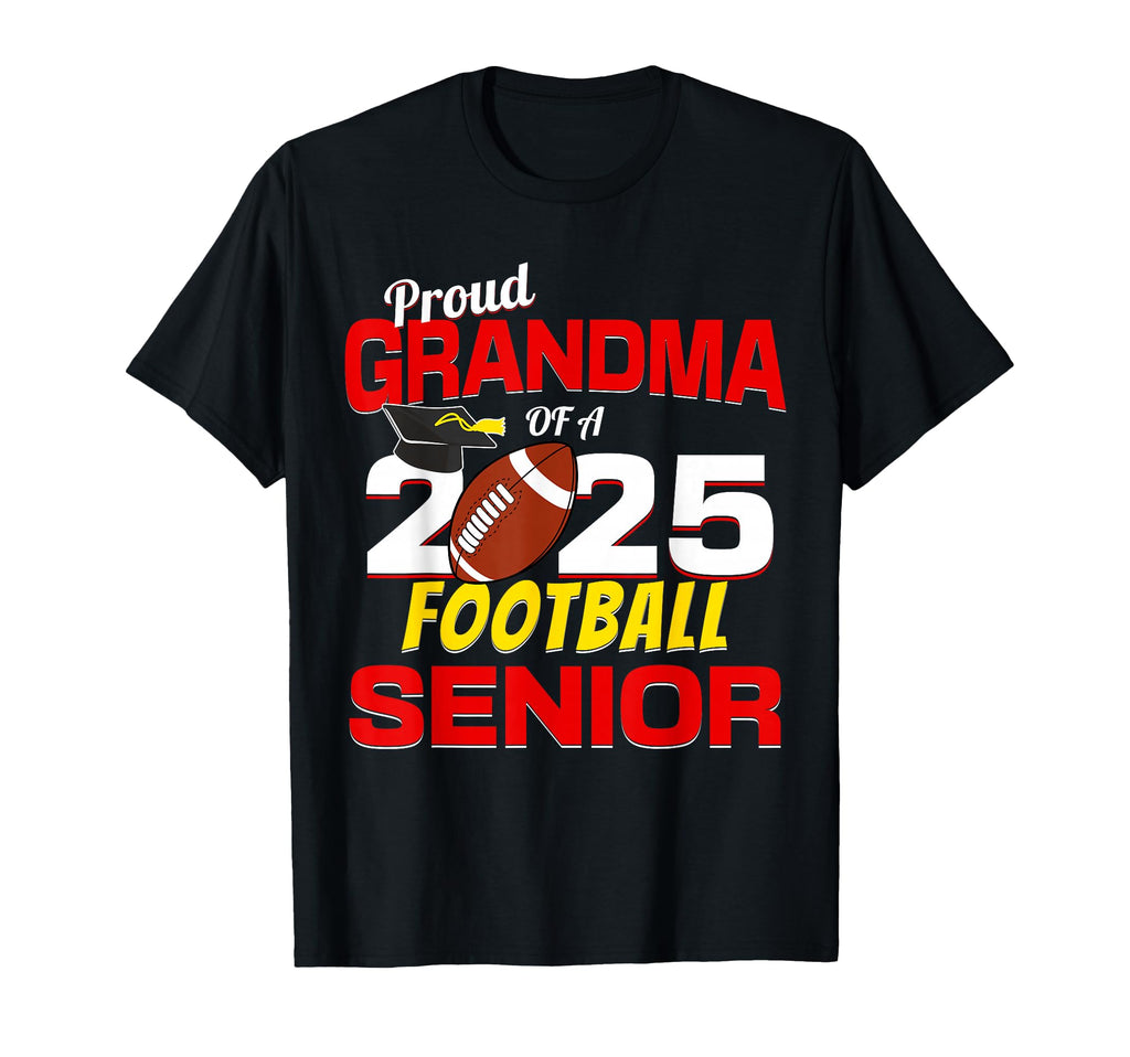 Senior Grandma 2025 Proud Grandma T-Shirt - Aesthetic Graphic for Adults