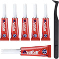 6 PCS Aquarium Glue,Aquarium Aquascape Aquatic Plants Coral Glue，Safe and Quick-Drying ，Reef Glue Suitable for Aquatic Plants, Moss, Coral, Stones, Shells，Fresh Water and Salt Water All Can Be Used