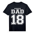 Number 18 Custom Proud Soccer Futbol T-Shirt - Custom Art Print Men Women