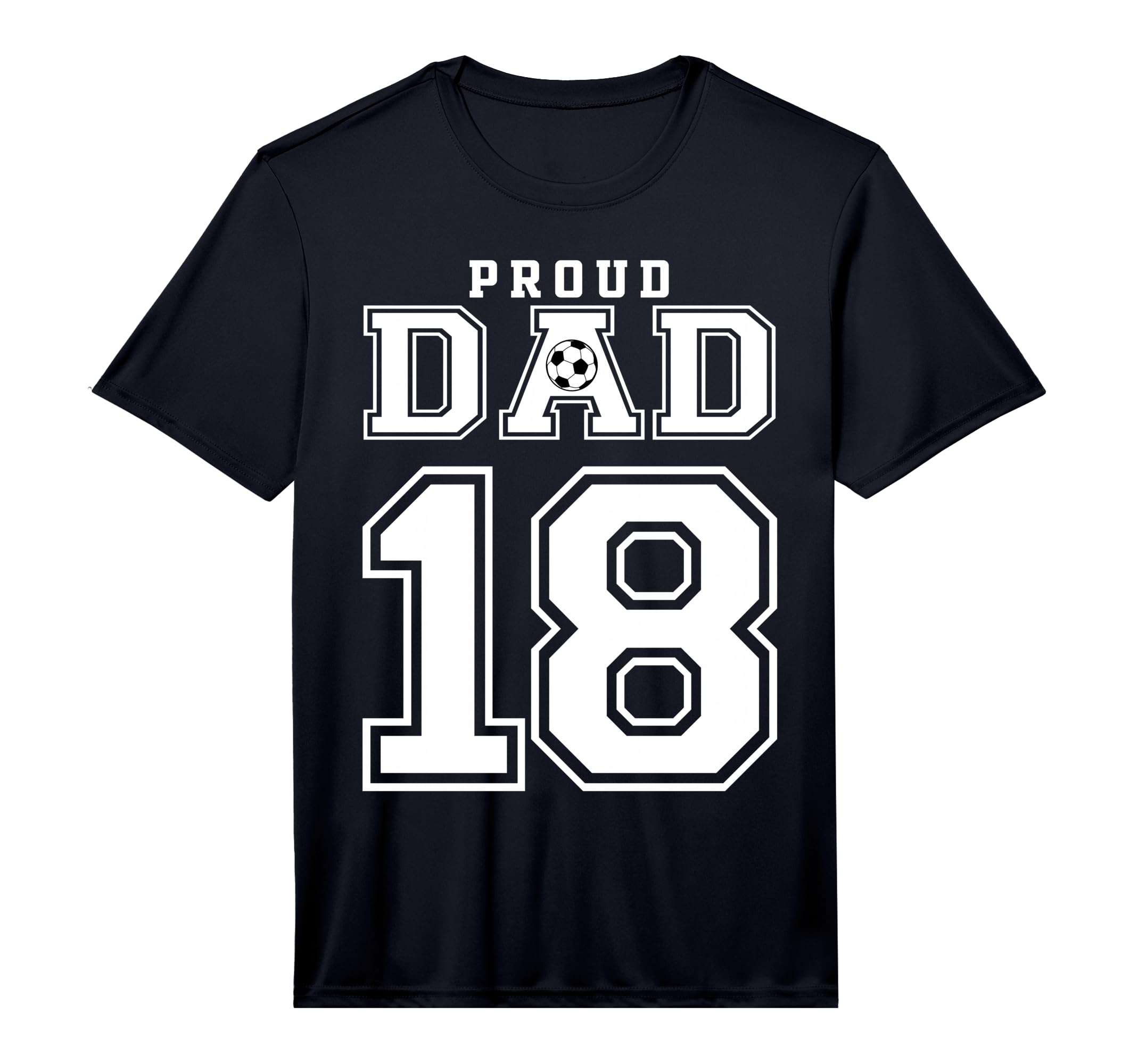 Number 18 Custom Proud Soccer Futbol T-Shirt - Custom Art Print Men Women