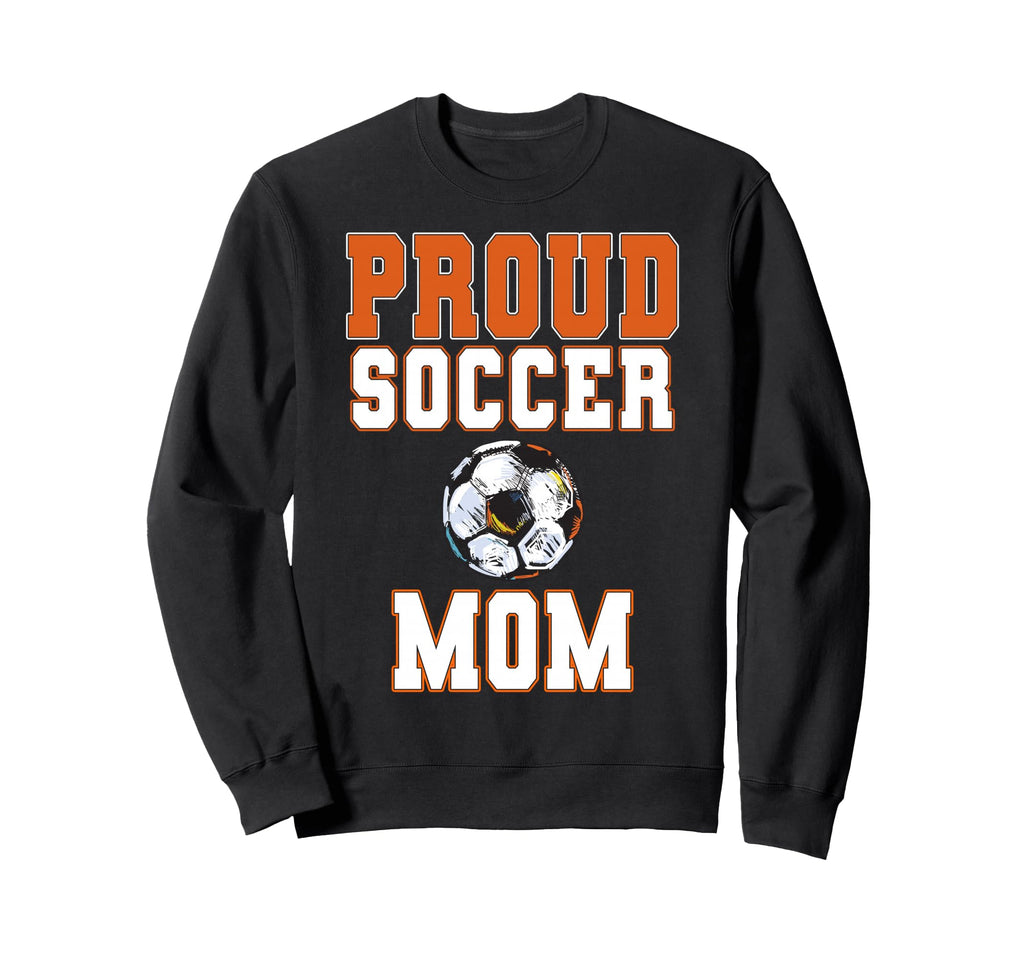 Proud Soccer Mom Game Day Sports Sweatshirt - Minimalist Print Men Women