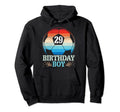 Playing Soccer Happy Birthday Player Hoodie - Custom Art Print Men Women