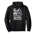 Proud Soccer Goalkeeper Aunt Soccer Hoodie - Minimalist Print for Adults