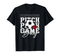 Soccer Game Day Spirit Heart Athlete T-Shirt - Custom Art Print Unisex