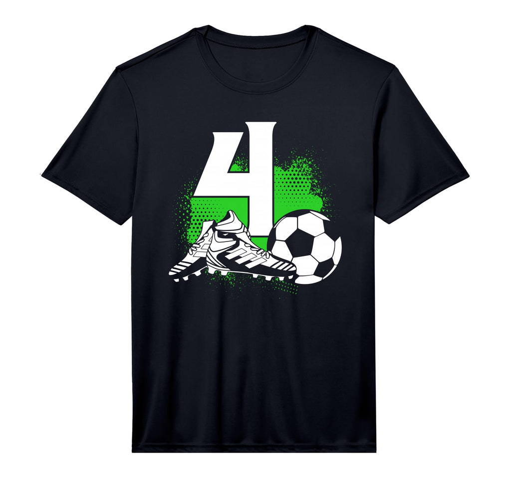4 Years Old 4Th Birthday Gift Bday T-Shirt - Custom Art Print for Adults