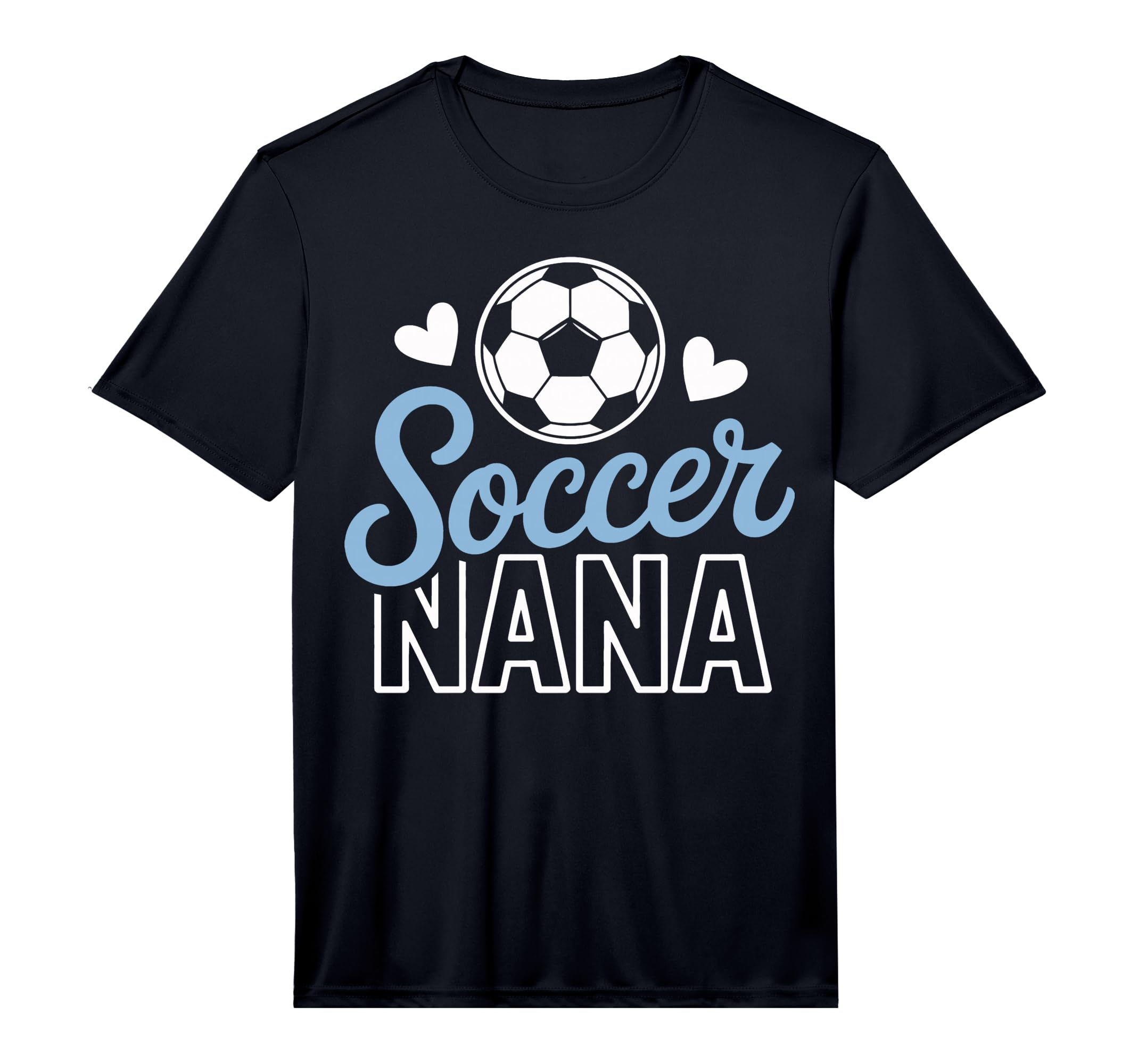 Soccer Nana Proud Grandmas Supporting T-Shirt - Trendy Graphic for Adults