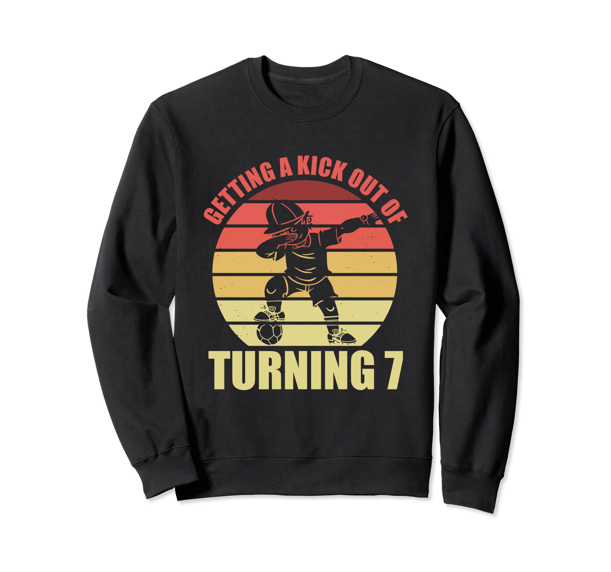 7 Year Old Happy 7Th Birthday Sweatshirt - Streetwear Style Men Women