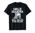 Funny Hockey Goalie Grandma Ice Hockey T-Shirt - Graphic Print Men Women