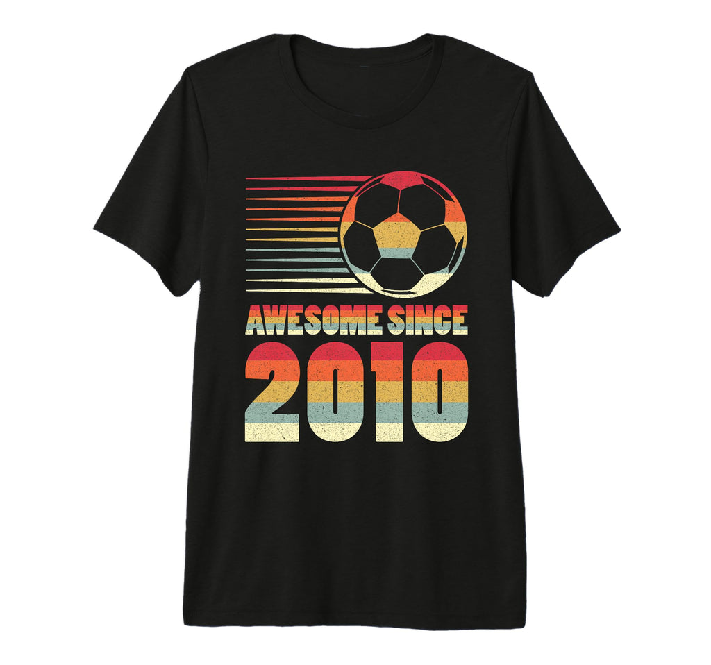 Awesome Since 2010 Soccer 16Th Birthday T-Shirt - Minimalist Print Unisex