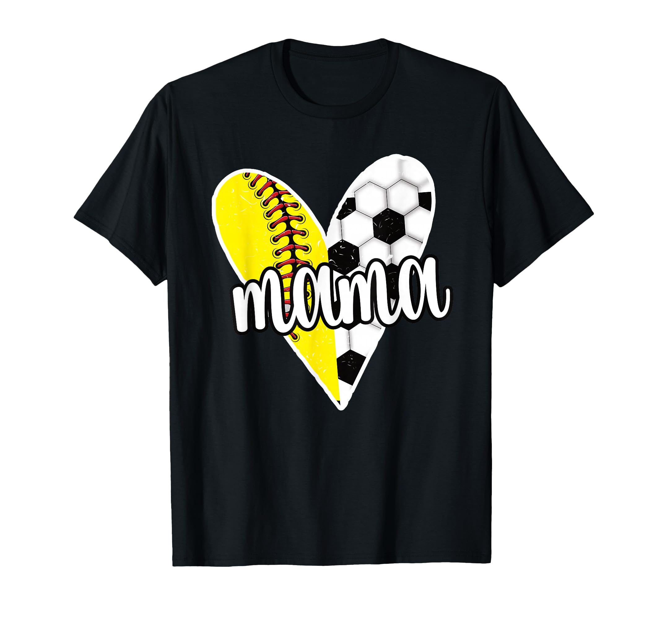 Baller Mama Proud Soccer Softball Player T-Shirt - Custom Art Print Unisex