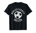Nobles County Soccer Distressed 90S T-Shirt - Minimalist Print Men Women