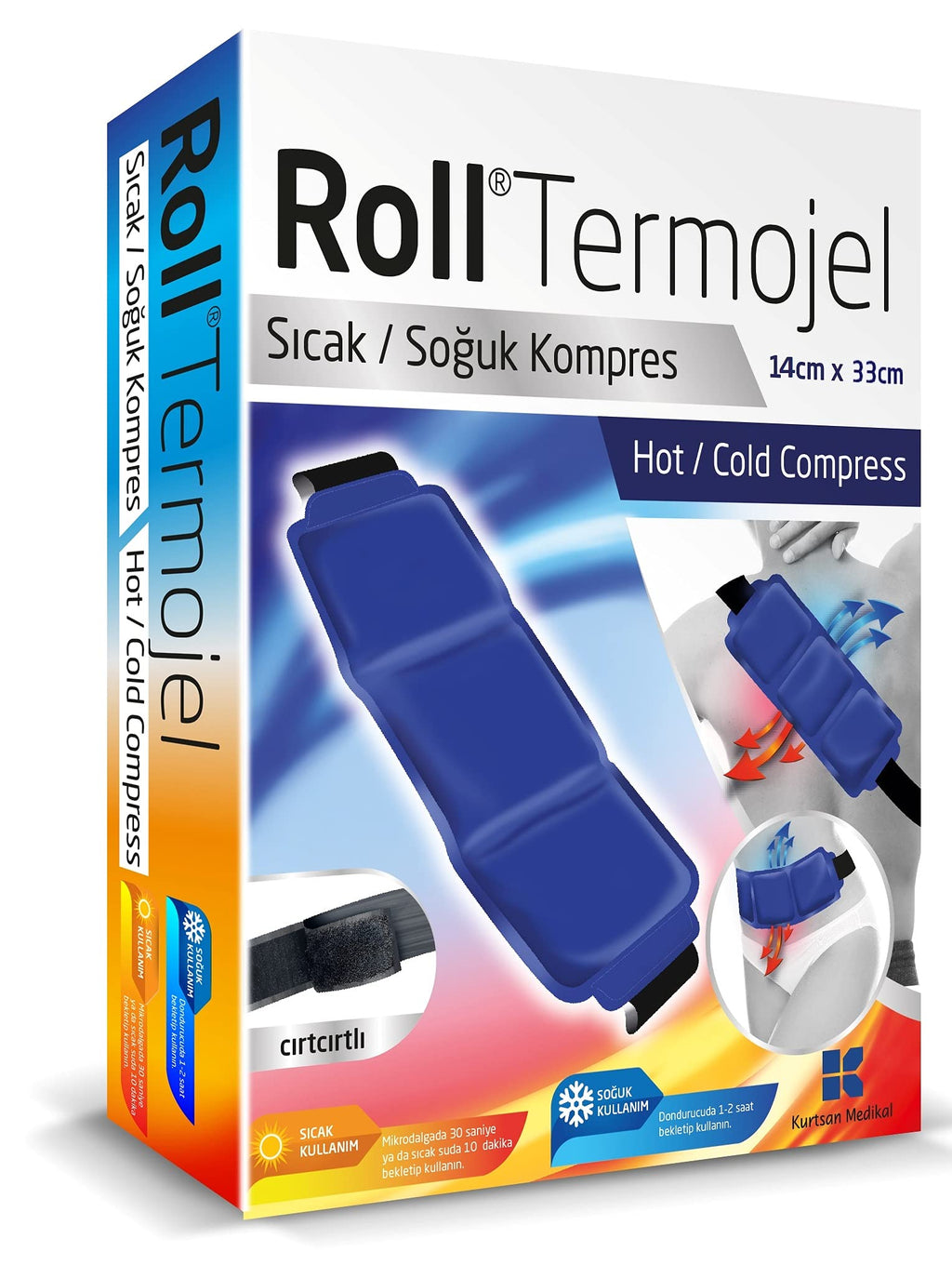 Thermo Gel Compress - Hot/Cold Relief | 14cm x 33cm