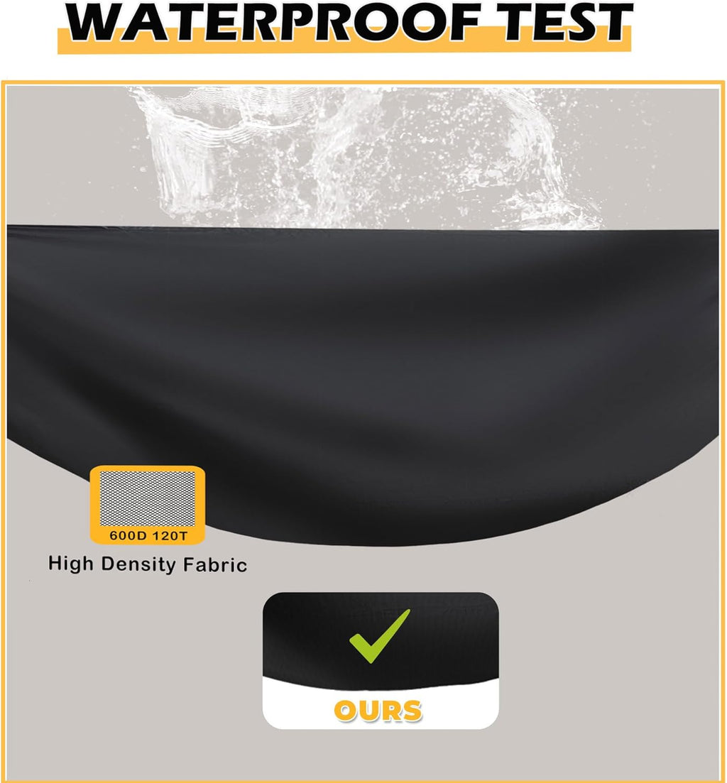 Pellet Grill Cover for ASMOKE AS350 Portable Smoker, Heavy-Duty 600D Pellet Smoker Cover for ASMOKE Portable Pellet Grill