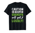 Soccer Keeper Grandpa Will Yell Soccer T-Shirt - Trendy Graphic for Adults