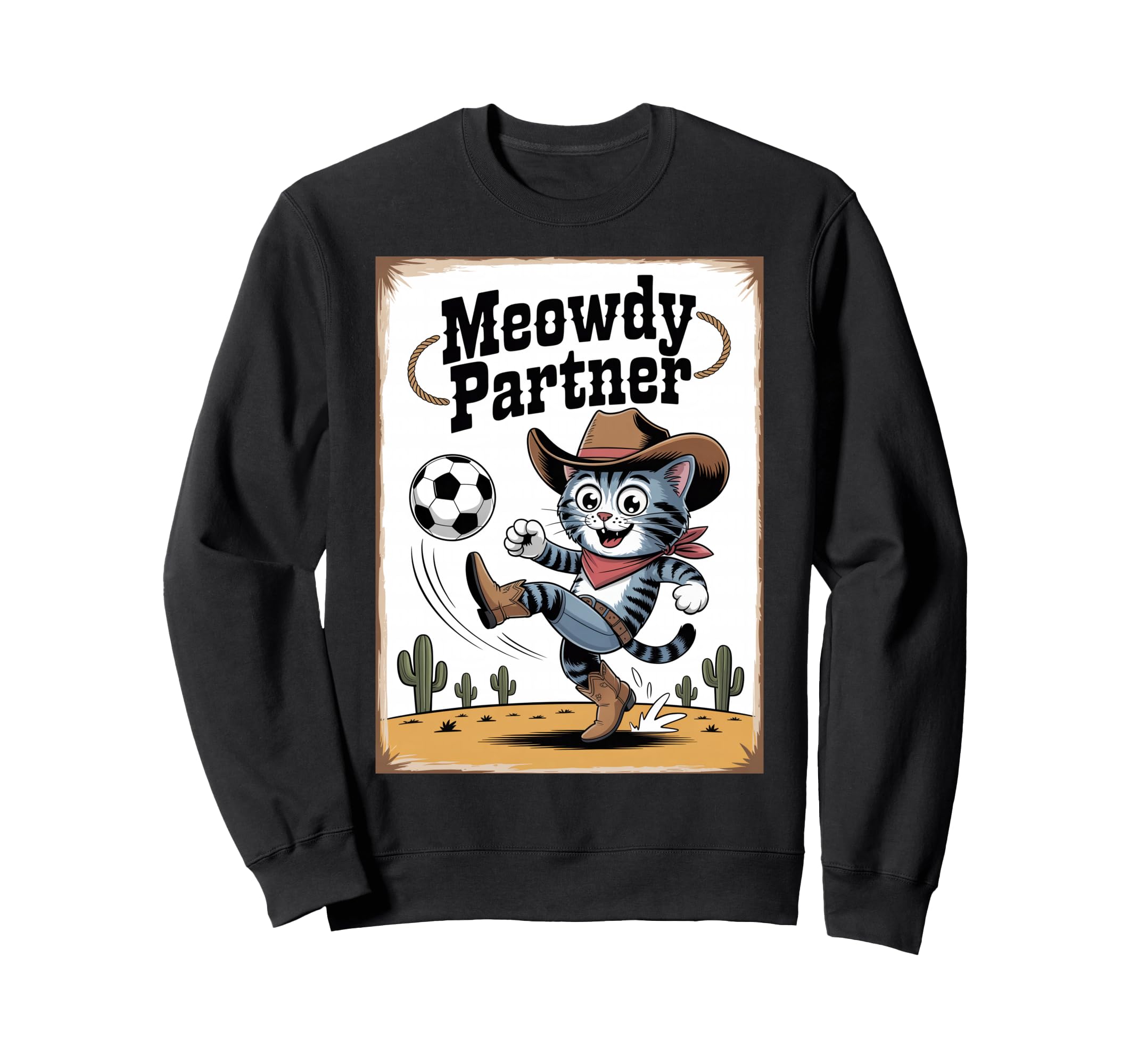 Cat Funny Cat Gang Cat Playing Sweatshirt - Novelty Apparel Men Women