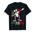 Mexico Flag Heart Dabbing Mexican T-Shirt - Aesthetic Graphic for Adults