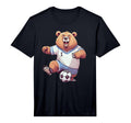 Funny Football Soccer Player Coach Teddy T-Shirt - Graphic Print Unisex