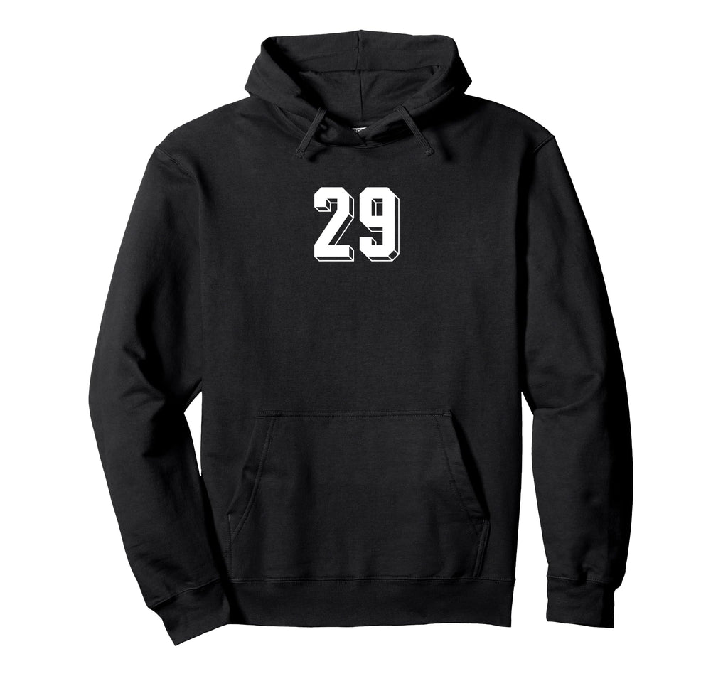 Number 29 80S 90S Soccer Team Jersey Hoodie - Aesthetic Graphic for Adults