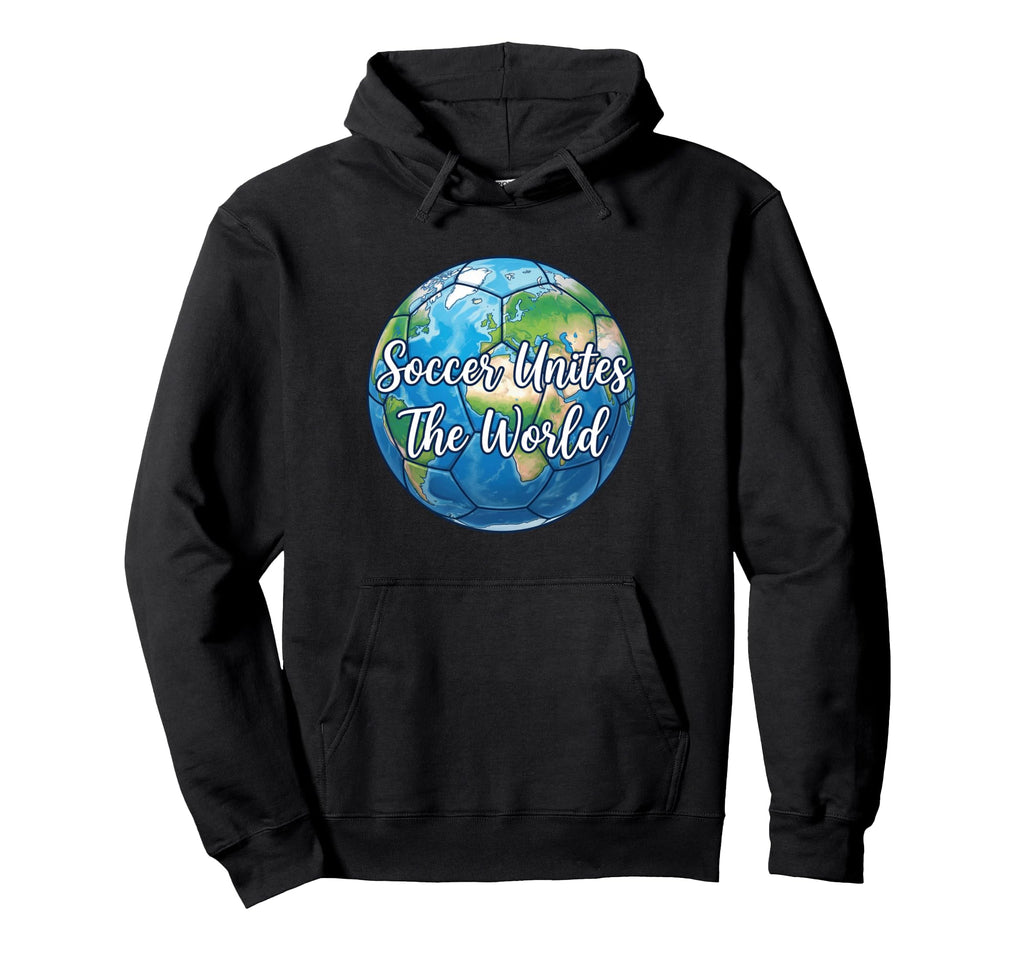 Soccer Unites World Futbol Soccer Hoodie - Trendy Graphic for Adults