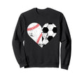 Leopard Soccer And Basketball Mom Sweatshirt - Trendy Graphic for Adults