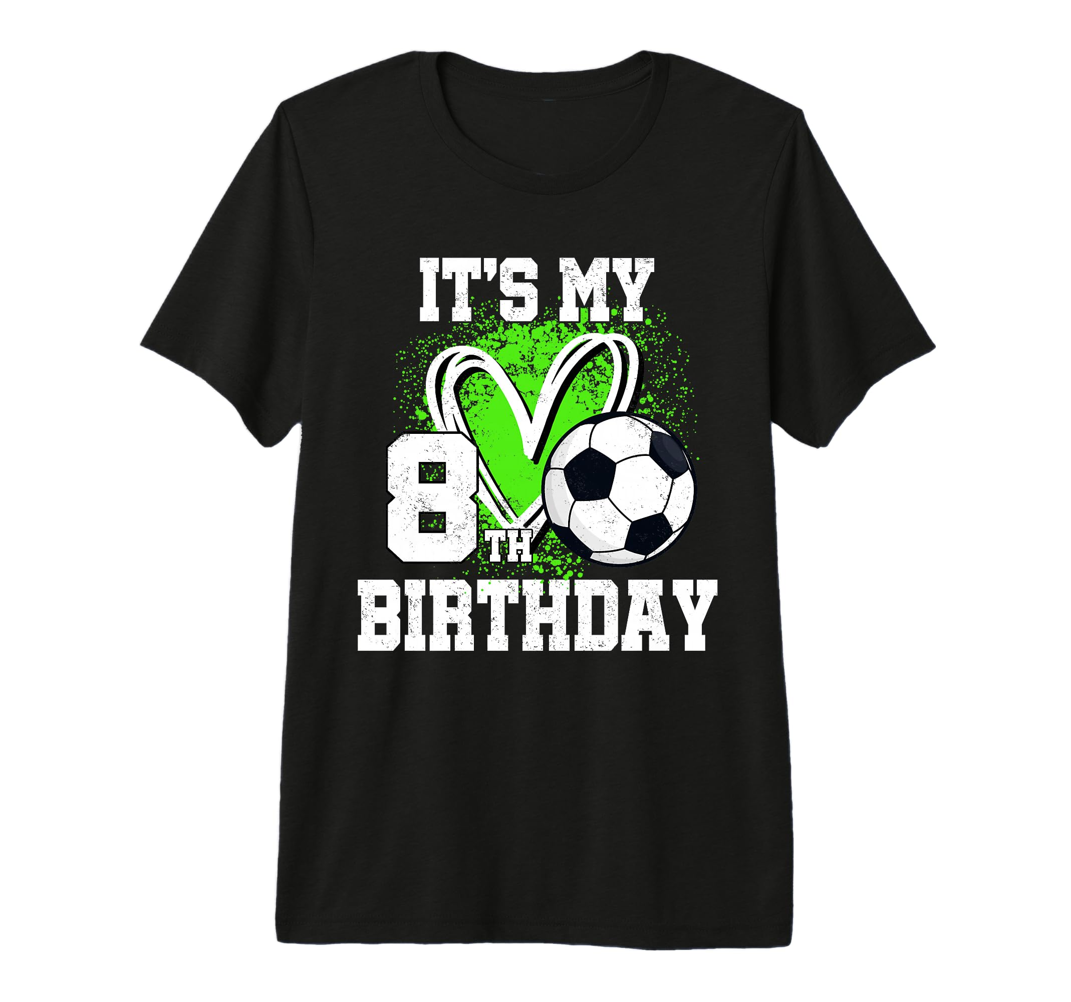 Its My 8Th Birthday Soccer Ball 8 T-Shirt - Aesthetic Graphic Men Women