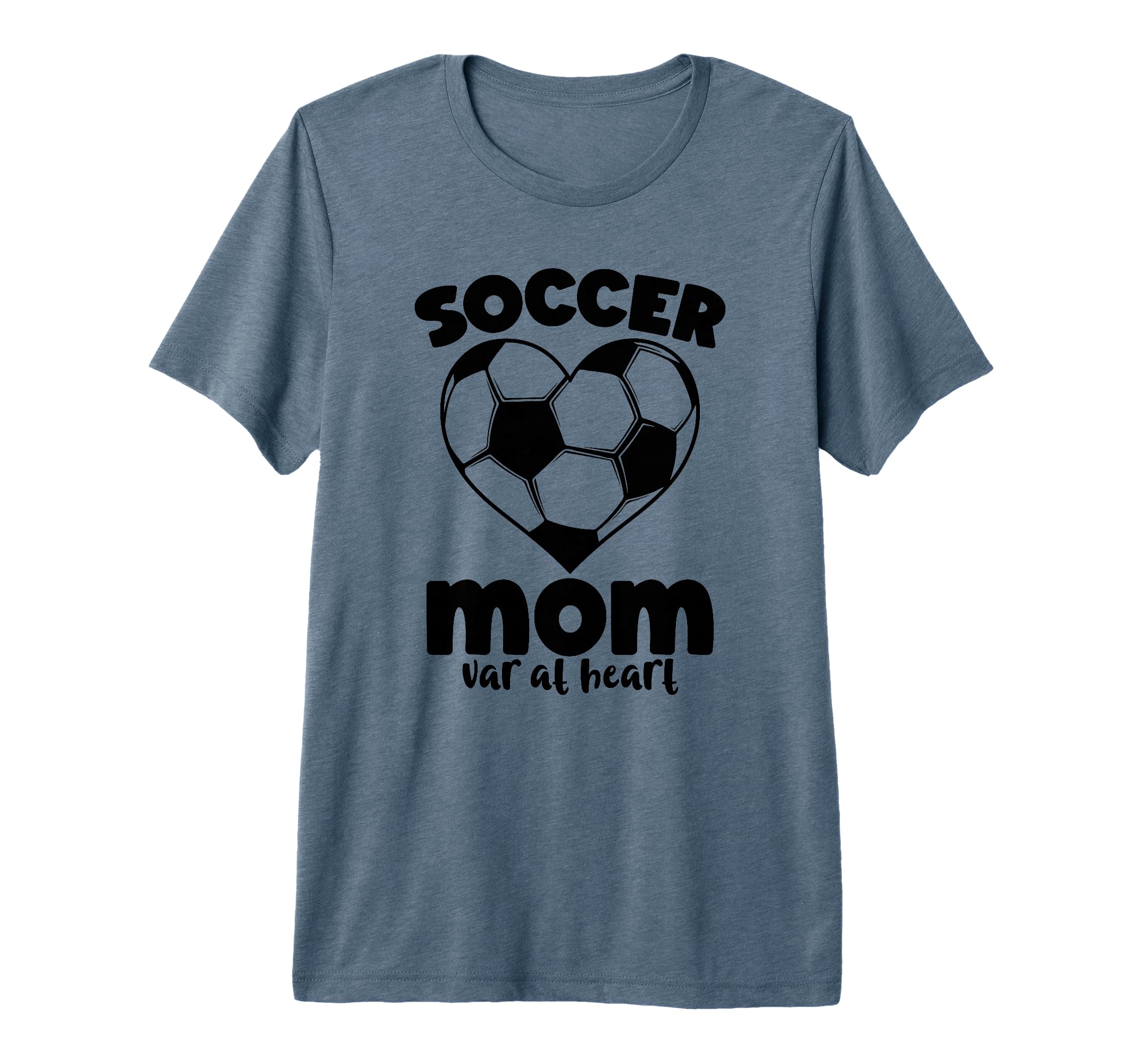 Game Day Soccer Mom 3D Heart And Ball T-Shirt - Minimalist Print Men Women