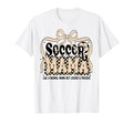 Soccer Mama Coquette Checkered Mom T-Shirt - Trendy Graphic for Adults