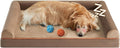 BFPETHOME Extra Large Dog Bed, Washable, Large Dog Bed with Removable Cover, Waterproof Lining and Non-Slip Bottom,Egg-Crate Foam Pet Sofa Bed